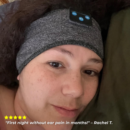 The Soft Headband That Blocks Light AND Plays Audio All Night (Without Painful Earbuds)